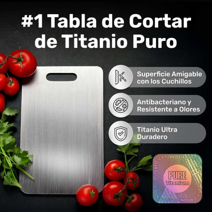 Tabla de Cortar 100% Titanio - Envío Gratis